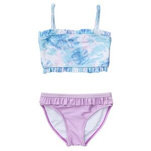 SNAPPER ROCK Frilled purple Bikini bottoms- size 12